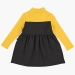 Платье для девочек Mini Maxi, модель 2433, цвет горчичный/черный 