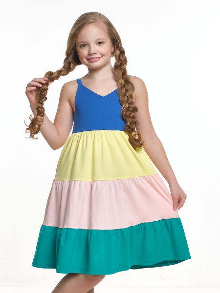 Платье для девочек Mini Maxi, модель 7593, цвет мультиколор 