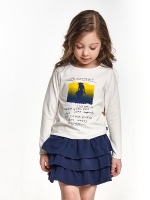 Комплект одежды для девочек Mini Maxi, модель 1484/1485, цвет белый/синий