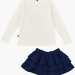 Комплект одежды для девочек Mini Maxi, модель 1484/1485, цвет белый/синий 
