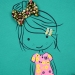 Комплект одежды для девочек Mini Maxi, модель 3837/3838, цвет бирюзовый 