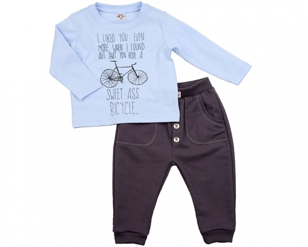 Комплект одежды для девочек Mini Maxi, модель 1420, цвет голубой 